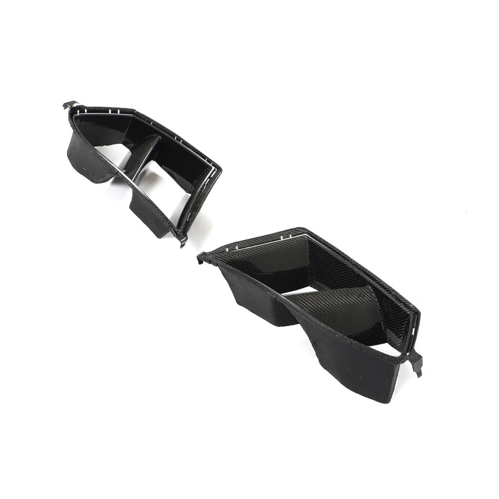 BMW M3 G80 OEM Style Carbon Fibre Air Vent Trims — surface and edge detail