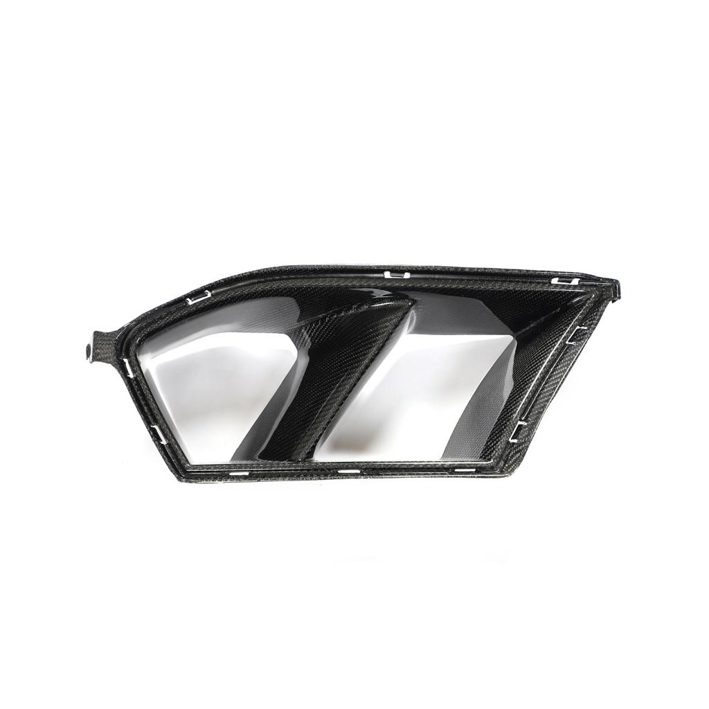 BMW M3 G80 OEM Style Carbon Fibre Air Vent Trims — mounting-area detail